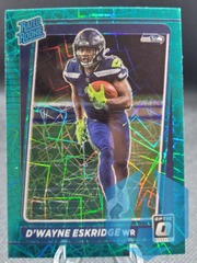 2021 Optic Rated Rookie Green Velocity Prizm RC #219 D'Wayne Eskridge Seahawks